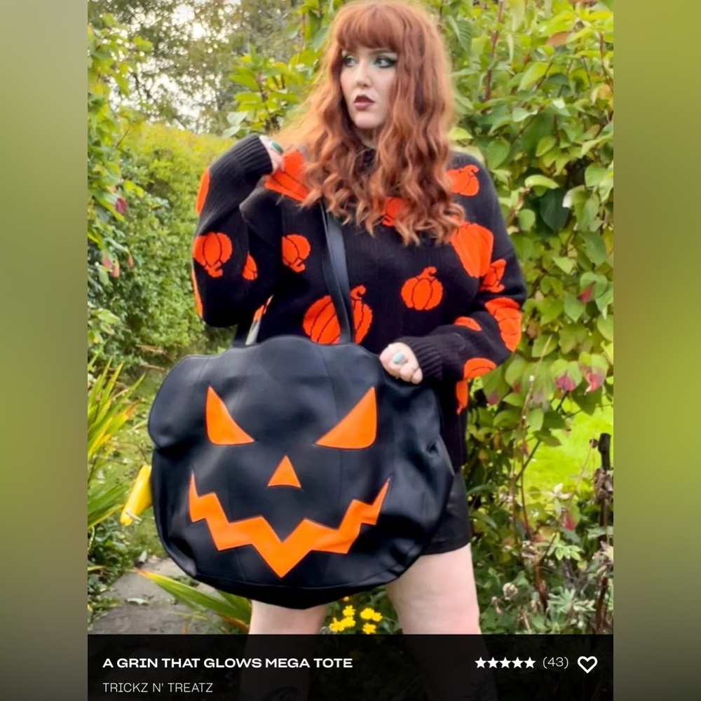 Halloween Jackolantern Tote